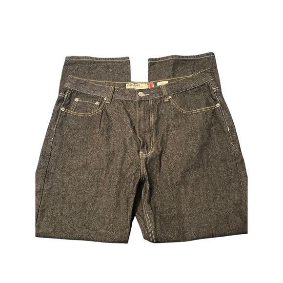 EUC PJ Mark High Quality Denim Jeans Straight Leg Dark Blue SIze 38 x 32 - Picture 3 of 6